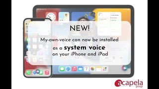 My-own-voice tutorial: how to install my-own-voice as an iOS system voice