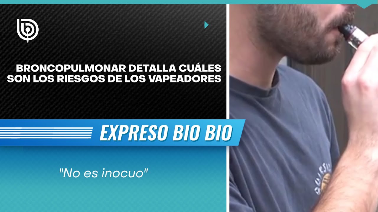 "No es inocuo": Broncopulmonar detalla cuáles son los riesgos de los vapeadores