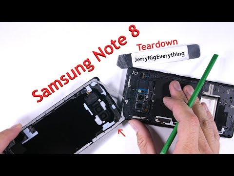Note 8 Teardown - Screen Replacement, Battery swap