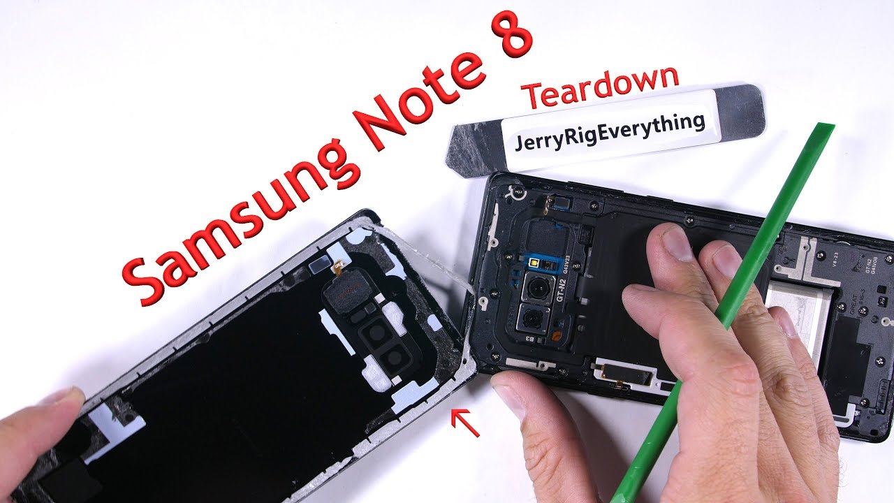 Note 8 Teardown - Screen Replacement, Battery swap