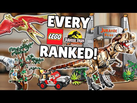 Ranking EVERY Lego Jurassic Park & World Set!