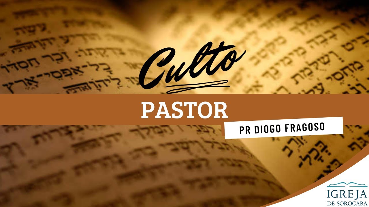 Pastor - Pr. Diogo Fragoso