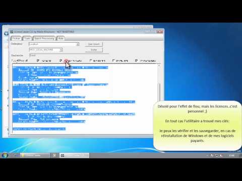 comment retrouver licence office 2010