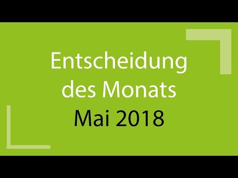 RÜ-Video 05/18 Verletzung des Rechts auf Chancengleichheit der Parteien durch Äußerung...