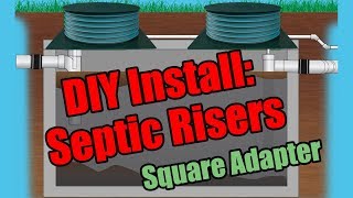 How to Install Risers and Lids on Concrete Septic Tanks w/ Square Hole