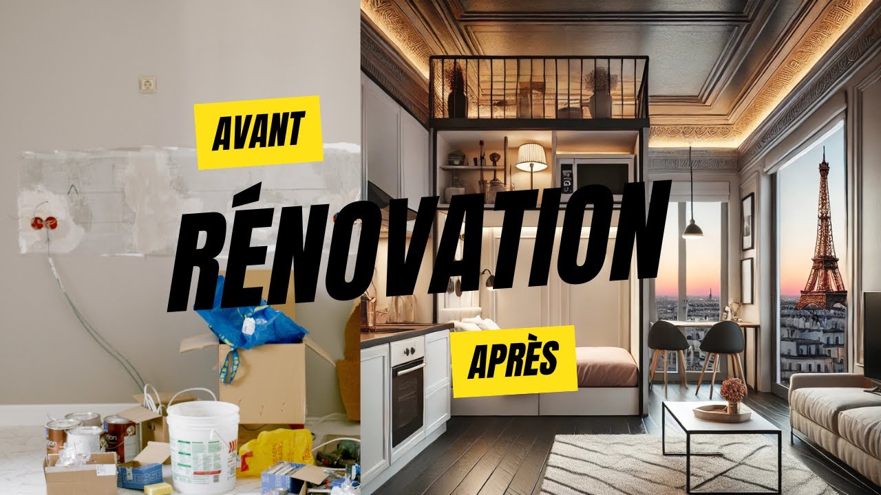 Petit espace, grandes idées: Rénovation d'une chambre de bonne à Paris