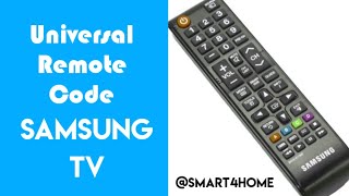 What Are The Universal Remote Codes For A Samsung TV?[How To Pair A Samsung TV Remote]
