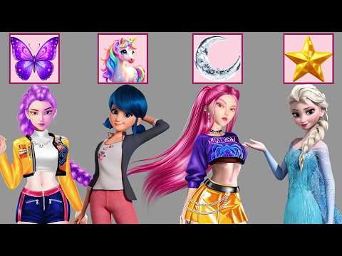 Epic Glow Up! Colorful Fantasy Transformation | Rumi, Mira, Ladybug & Elsa