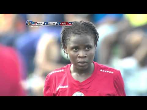 Yellow card USA - No.9 Jordan HARR #CU20W @ussoccer_wnt @FHFHaiti