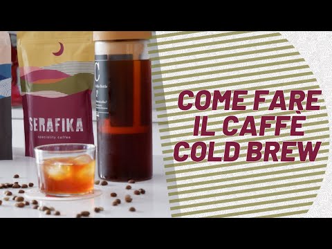 Come fare infuso caffè freddo "cold brew"