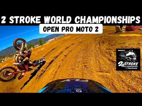 Helmet Cam - Derek Drake YZ300 Glen Helen Open 2 Stroke Pro Moto 2 (Bike Issues Costs Him $5,000)