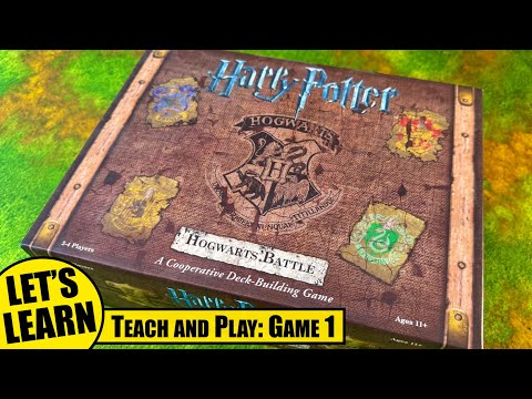 Let's Learn How to Play HARRY POTTER HOGWARTS BATTLE with a Learning Playthrough of Game 1