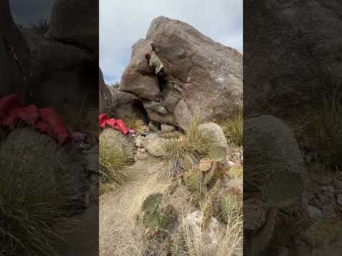 The Particularly Nice One -The V9/10  #newmexicobouldering First #sandiafoothillsbouldering