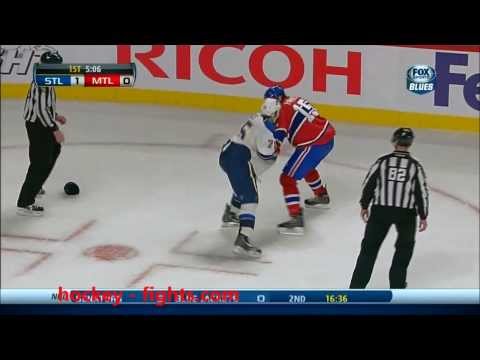 George Parros vs Ryan Reaves Nov 5, 2013 (HD)