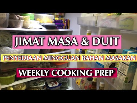 , title : 'Jimat Masa & Duit : Penyediaan Mingguan Bahan Masakan | Weekly Cooking Prep'
