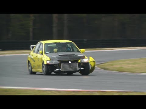 Jacek Tarazewicz, Mitsubishi Lancer Evo IX - III SuperOES Tor Poznań - 29.02.2020