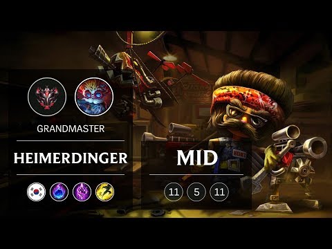 Heimerdinger Mid vs Corki - KR Grandmaster Patch 9.4