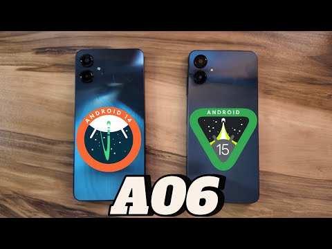 Samsung Galaxy A06 4G - Android 14 vs Android 15 / OneUI 6 vs OneUI 7