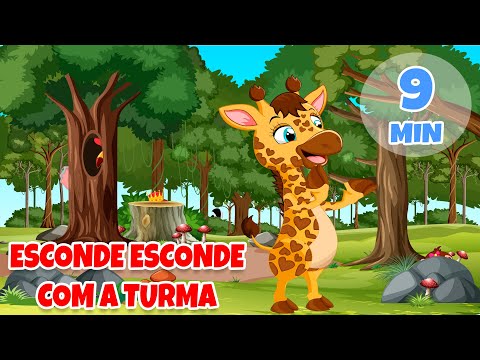 Esconde esconde com a turma - Giramille 9 min | Desenho Animado Musical