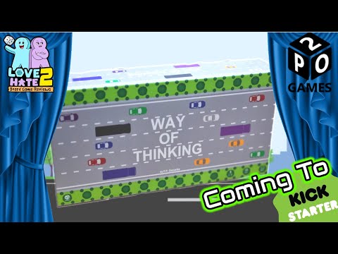 Preview of Way Of Thinking From 2PO Games | Coming To #kickstarter Soon | Love 2 Hate #boardgames