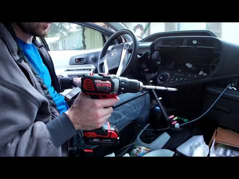 Head Unit Removal and Replacement - 2012 Toyota Prius C
