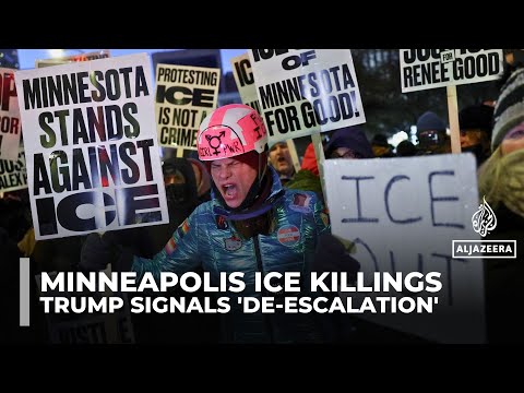 Trump calls for ‘de-escalation’ and ‘honest’ probe after ICE killings in Minnesota