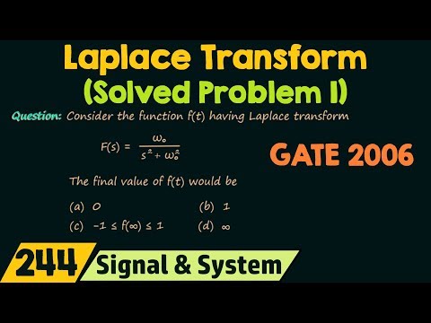 Laplace Transform Solved Problem 1
