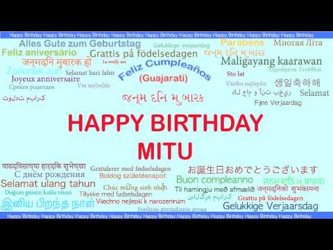 Mitu   Languages Idiomas - Happy Birthday