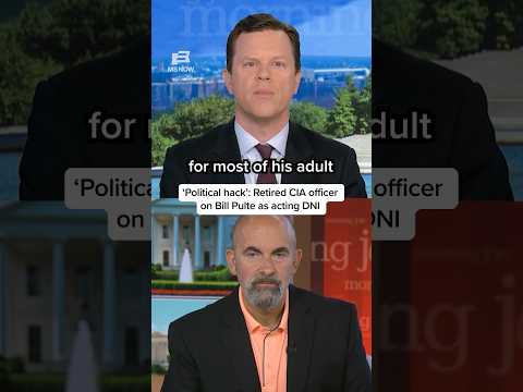 'Political hack': Retired CIA officer on Bill Pulte as acting DNI