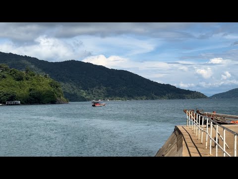 NosyBe is an island in Madagascar island. L’Heure Bleue,the bohemian luxury of Nosy Be.Sunrise view.