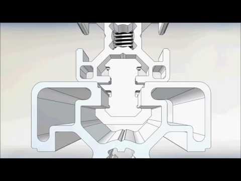 KJN: NYLON SLIDER MIT LOCKING GRIFF