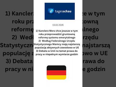 Niemiecki dziennik telewizyjny @Tagesschau 3 lutego