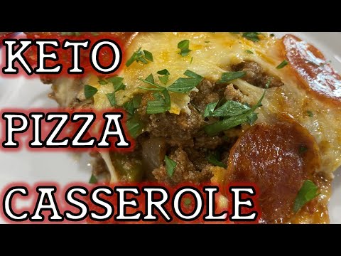 Unbelievable Keto Pizza Casserole: A Meat Lover's Extra Cheesy Crustless Pizza Alternative!