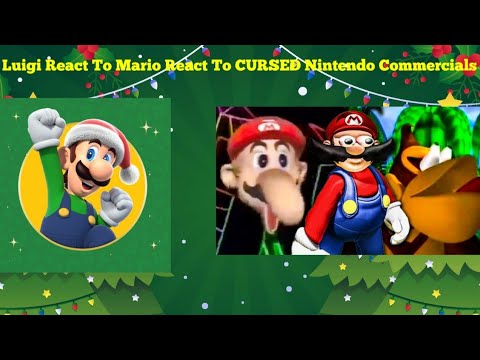 Luigi React To Mario React To CURSED Nintendo Commercials