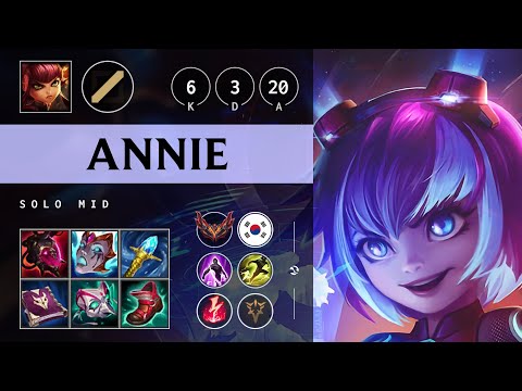 Annie Mid vs Ryze - KR Grandmaster Patch 25.08