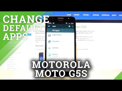 How to Change Default Apps in Motorola Moto G5S - Set Browser as Default