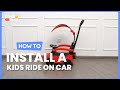 How To Install The 3 In 1 Kids Ride On Mercedes Benz G350 Push Car TQ10076 Costway Howto