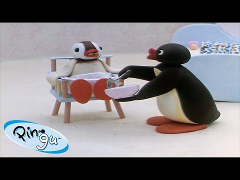 Pingu Becomes a Babysitter 🐧 | Pingu - Official Channel | Cartoons For Kids