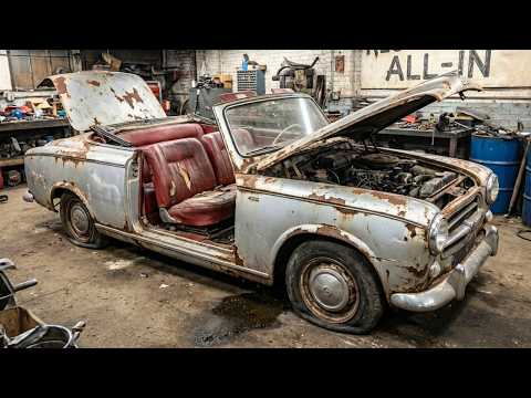 Thumbnail for ASMR Car Restoration | 1958 Peugeot 403 Convertible Full Transformation #asmrrestoration by Peugeot