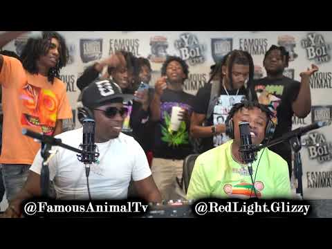 West Memphis Arkansas Rapper RedLight Glizzy Stops by Drops Hot Freestyle on Famous Animal Tv