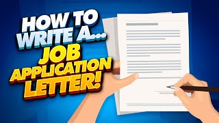 Writing a Job Application Letter! (4 TIPS Words &a