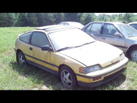 1988 Honda crx first step to rebuilding part 1