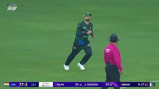 Sanju Samson falls victim to Abrar! | India vs Pakistan | DP World Asia Cup 2025 Final