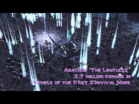 STARCRAFT 2 COOP ARCADE MODE | TEMPLE OF THE PAST SURVIVAL MODE? | ABATHUR DEALS 2.7 MILLION DAMAGE