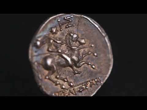 Münze, Sicily, 2 Litrai, 214-212 BC, Morgantina, Pedigree, VZ, Silber