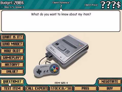 Vintage Game Shop Video