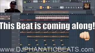 This Beat is Coming Along - Making a Beat with dj phanatic beats