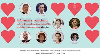 Specialiștii UB și medicul Valeriu Gheorghiță, în dialog cu comunitatea