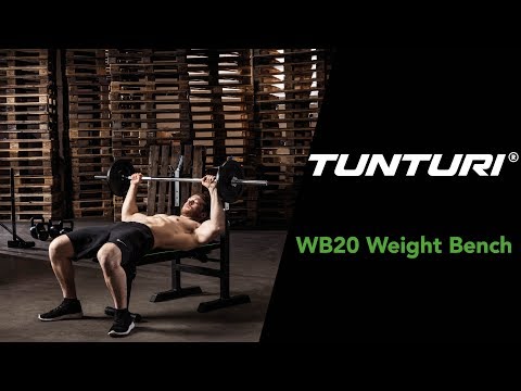 Promovideo: Posilovací lavice TUNTURI WB20 Basic Weight Bench