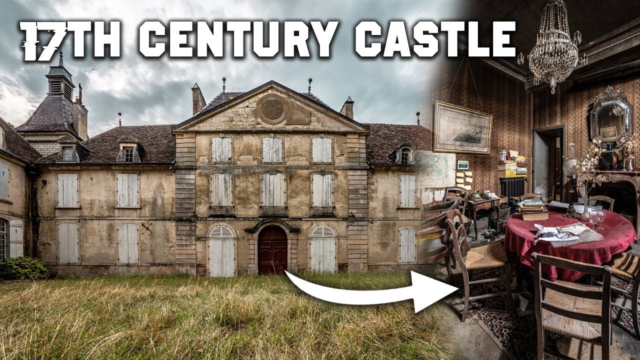 Incredible Abandoned 17th Century Castle in France | FULL OF HISTORICAL TREASURES!